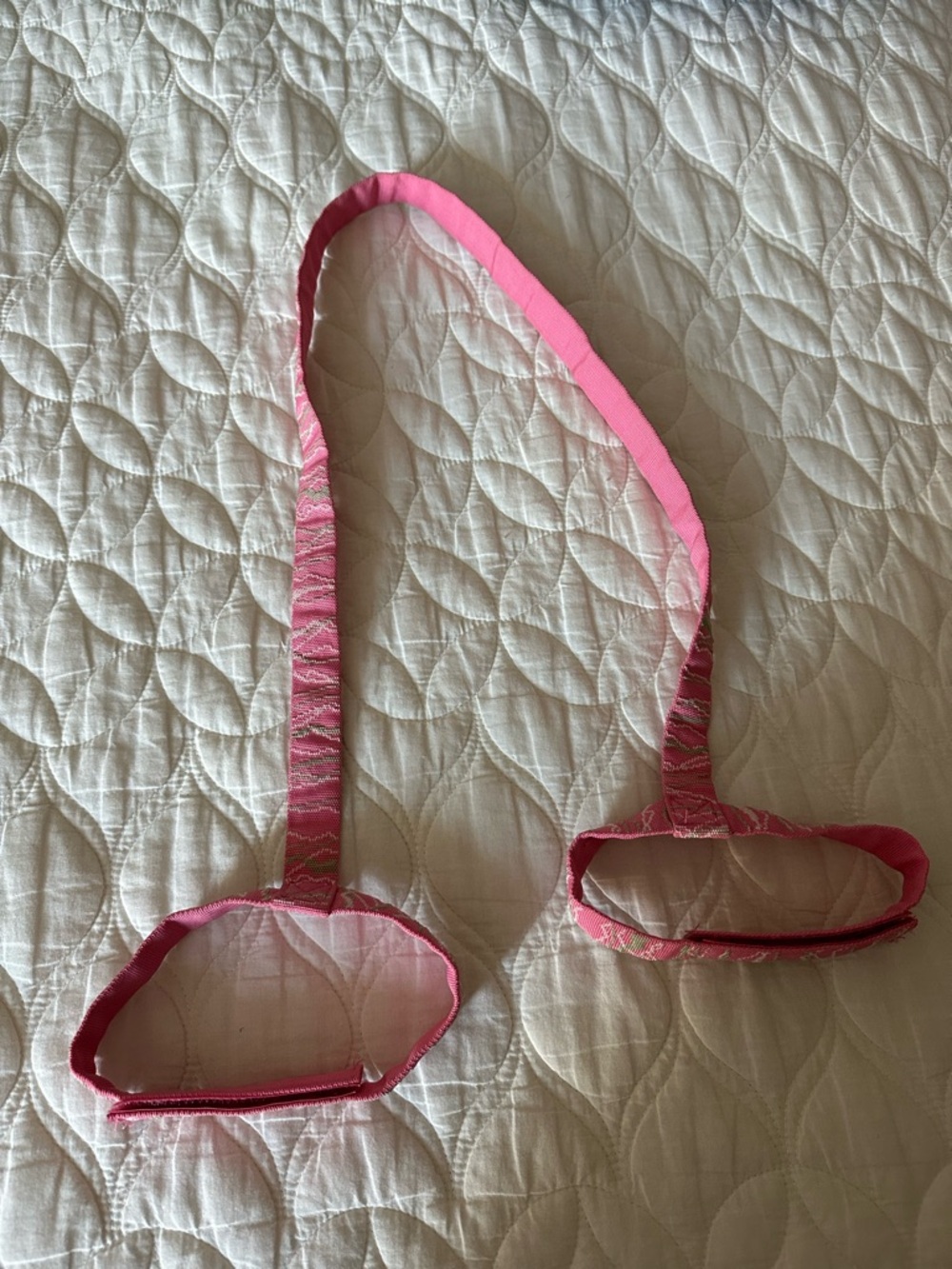 GAIAM Pink Patterned Yoga Strap - Picture 3 of 3